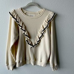 The Great Shrunken Ruffle Sweatshirt